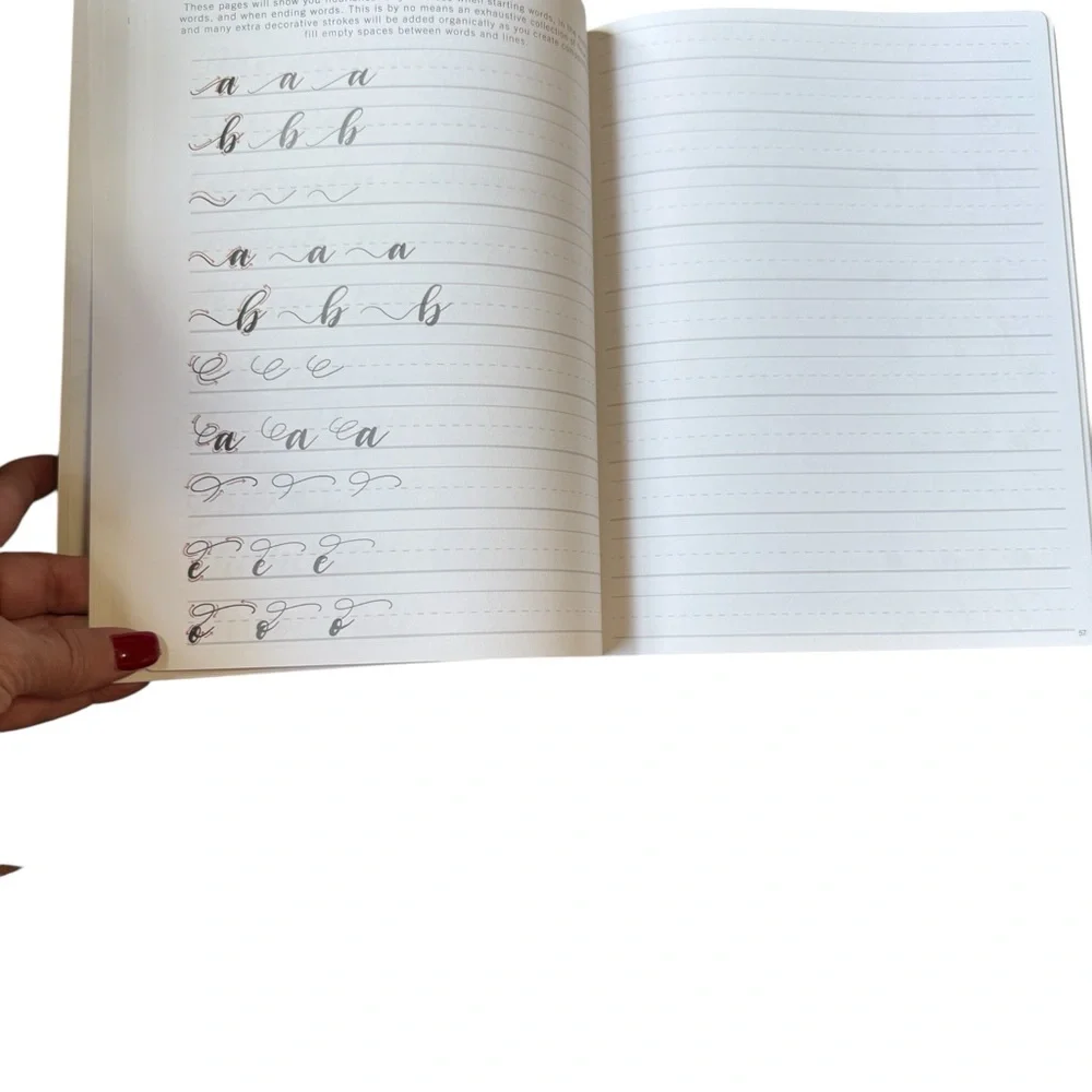 Floral‎ Calligraphy Guide Book